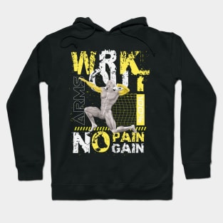 WRKOUT Arms No Pain No Gain Hoodie